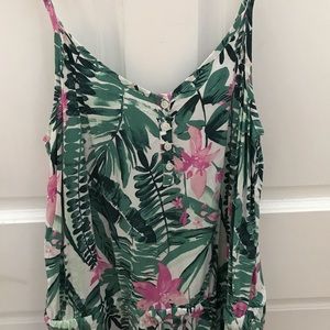 Jungle print jumpsuit